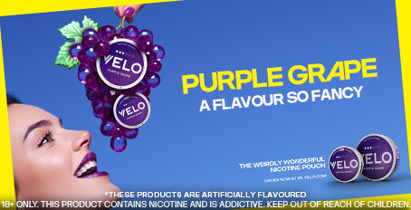 MEET VELO PURPLE GRAPE - A FLAVOUR SO FANCY!