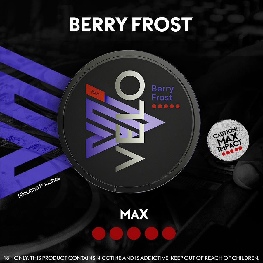 Velo Pakistan Berry Frost Max Nicotine Pouches